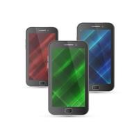 smartphones vektor set