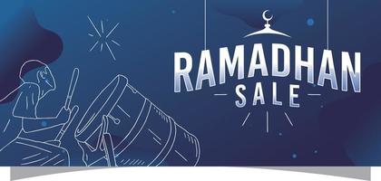 ramadhan försäljning banner mall vektor design