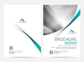 Broschyr Layout mall, Broschyr omslagsdesign bakgrund vektor