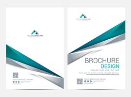 Broschyr Layout mall, Broschyr omslagsdesign bakgrund vektor