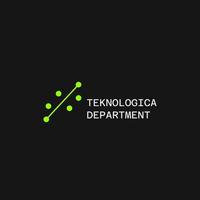 technologieabteilungsverband einfaches logo-design vektor