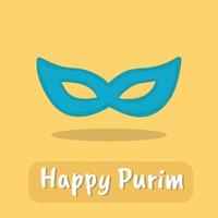 glad purim dag. vektor