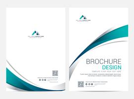 Broschüre Layoutvorlage, Flyer Cover Design Hintergrund vektor