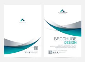 Broschüre Layoutvorlage, Flyer Cover Design Hintergrund vektor