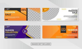 Web-Banner-Design-Vorlage vektor