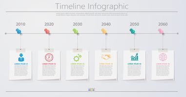 Präsentationsvorlage Geschäft Infographik vektor