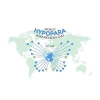 Welt-Hypopara-Bewusstseinstag-Vektorillustration vektor