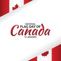 Kanadas nationella flagga vektorillustration vektor