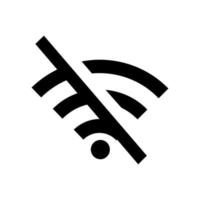 Reihe von Vektor-Wireless-Wifi-Icons auf weißem Hintergrund vektor