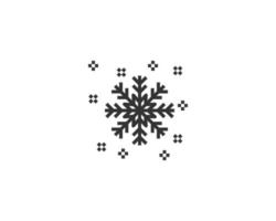 snöflinga ikon vektor