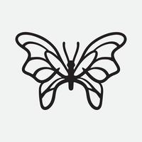 Schmetterling Zeichnungsvektor vektor