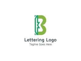 bokstaven b alfabetet logotyp design för företag och företag pro vektor