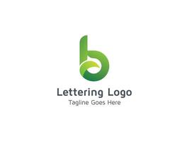 buchstabe b initial b design logo kreative vorlage pro kostenloser vektor