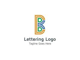 bokstaven b alfabetet logotyp design för företag och företag pro vektor