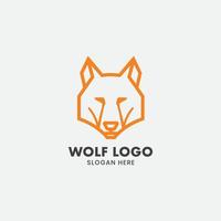 Wolf-Logo-Symbol vektor