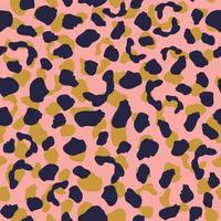 abstrakt leopardskinn seamless mönster. modern tapet för djurpäls. vektor