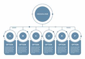 Geschäft Infografik. Diagramm mit 8 Schritten, Optionen oder Prozessen. Infografiken Vorlage für die Präsentation. vektor