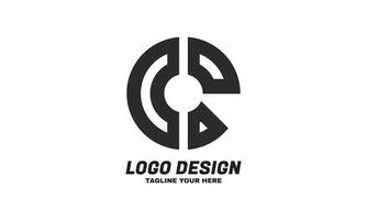 lager illustration företag företags bokstav c logotyp designmall vektor
