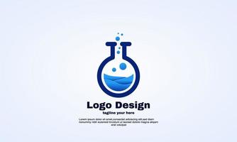 kreativa lab logotyp design vektor illustration gradient färg