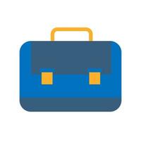 Aktenkoffer-Symbol. Symbol für Bürokoffer. Knopf für die Schultasche.