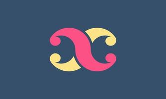 c Clownhut-Logo, Narrensymbol, einfaches und minimalistisches Konzept, flacher Stil, kreativer und symmetrischer Ansatz vektor