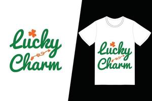 lucky charm t-shirt vektor