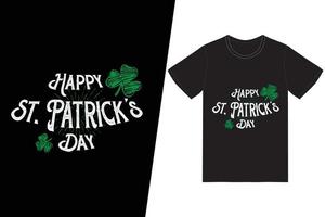 glücklich st. Patricks Day T-Shirt vektor