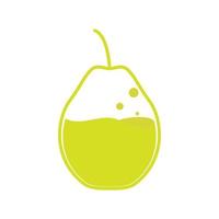 abstrakt grön frukt citron bubbla nutrition logo design vektor grafisk symbol ikon tecken illustration kreativ idé