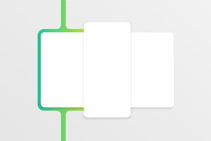 Bunte Kartenschablone für Netznutzung, Vektorillustration vektor