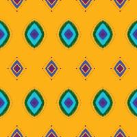 påfågelfjäder ton grön blå lila gul. geometriskt etniskt orientaliskt mönster traditionell design för bakgrund, matta, tapeter, kläder, omslag, batik, tyg, vektorillustrationbroderistil vektor