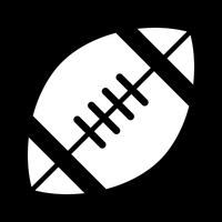 American Football-Vektor-Symbol vektor