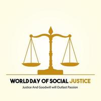Welt des Sozialen und der Gerechtigkeit vektor
