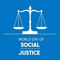 Weltsozial und Gerechtigkeit vektor