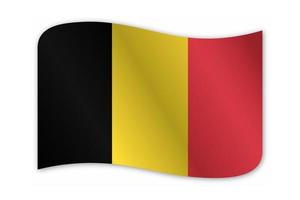 Belgien land flagga vektor design