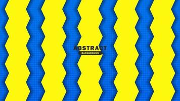 blauer und gelber Hintergrund mit Streifen. moderne abstrakte Hintergrund-Hipster-futuristische Grafik. Vektor abstrakten Hintergrund Textur-Design
