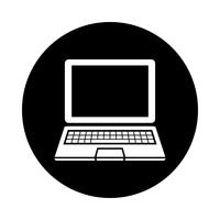 Laptop-Computer Vektor Icon