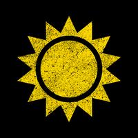 Sun-Symbol vektor