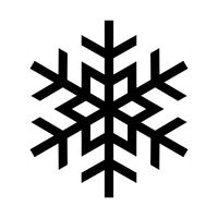 Schneeflocke Vektor Icon