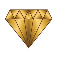 Gold-Luxus-Diamant-Vektor vektor