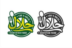 Halal-Food-Vektor-Design-Logo vektor