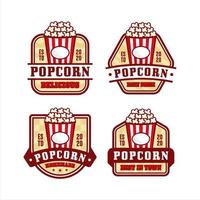 Popcorn-Design-Premium-Logo-Sammlung-3 vektor