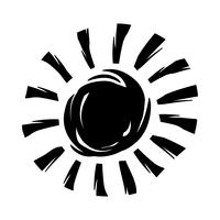 Sun-Symbol vektor