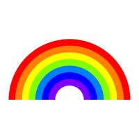 Regenbogen-Vektor-Symbol vektor