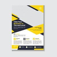 Corporate Business Flyer, Buchcover-Vorlage vektor