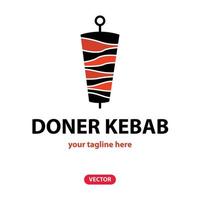 Döner-Logo-Symbol. vektor