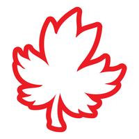 Autumn Maple Leaf-Vektor-Logo vektor