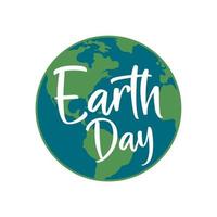 Jordens dag. internationella Mother Earth Day. miljöproblem och miljöskydd. vektor illustration.