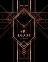 der große Gatsby-Deco-Stil, Art-Deco-Kartendesign, abstrakter geometrischer Hintergrund vektor