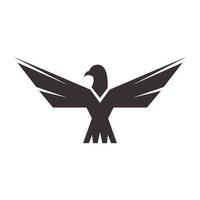 modern form fågel fluga falk logotyp symbol ikon vektor grafisk design illustration idé kreativ