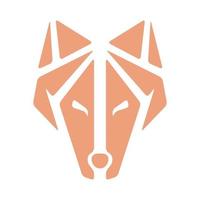 Schönheit Hund Gesicht Logo Symbol Symbol Vektorgrafik Design Illustration Idee kreativ vektor